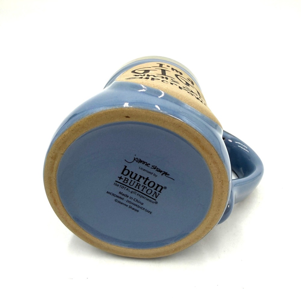 Coffee Mug 14oz Blue Tan I'm a Gigi What's Your Superpower Joanne Sharpe‎ - Picture 5 of 7